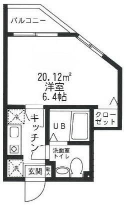 カサス鎌倉の間取り|間取りです。