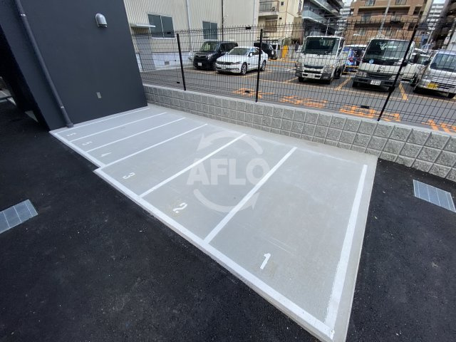 ジオエント福島野田のその他共用部分|ジオエント福島野田　バイク置場