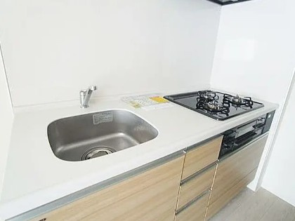日野市石田１丁目の賃貸マンションのキッチン