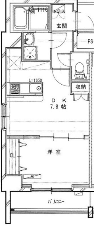 クレストコート八王子の間取り