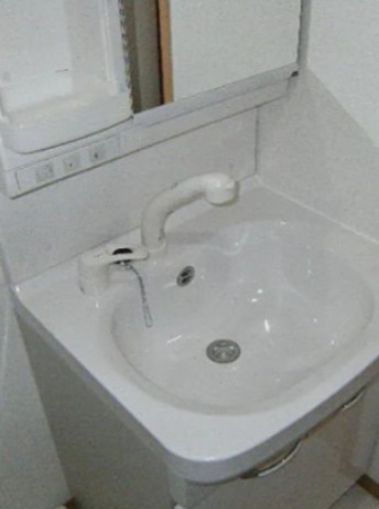 クレストコート八王子の洗面所