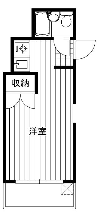 浦安市富士見４丁目の賃貸マンションの間取り