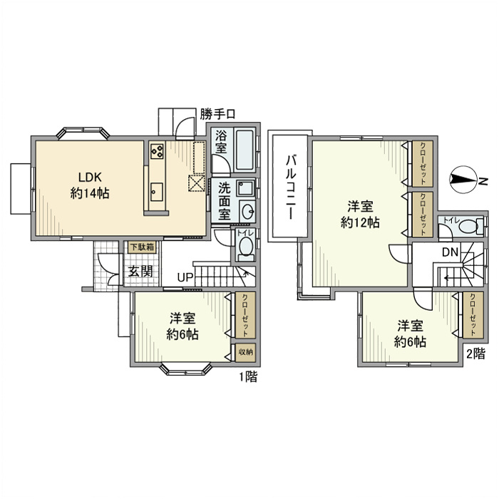 前原西戸建の間取り