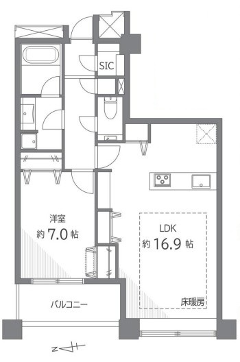 【間取り】 | TOKYO SEA SOUTH ブランファーレ