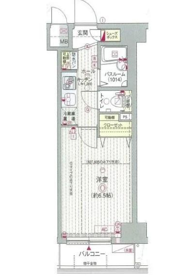 エステムプラザ神楽坂ＮｏｒｔｈＲｅｓｉｄｅｎｃｅの間取り|間取りです。