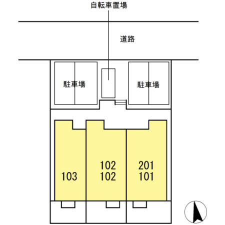 セリシールＦの区画図