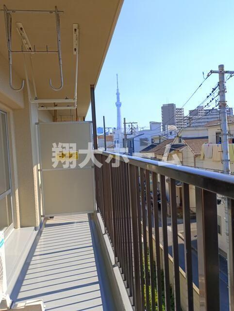ネオコーポ墨田のバルコニー