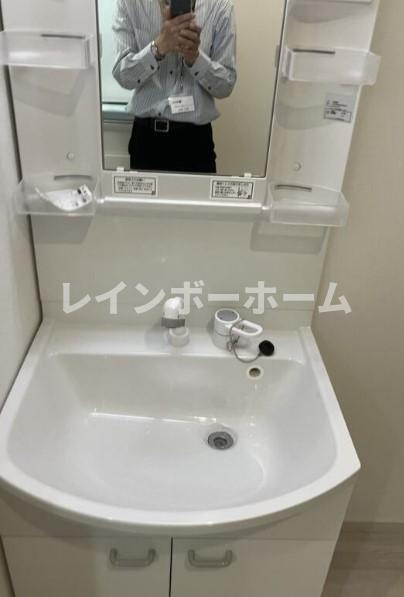 MELDIA新座の独立洗面台