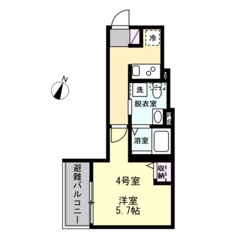 ポラ ステラ大和の間取り