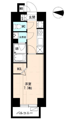 エースハイツ森下の間取り