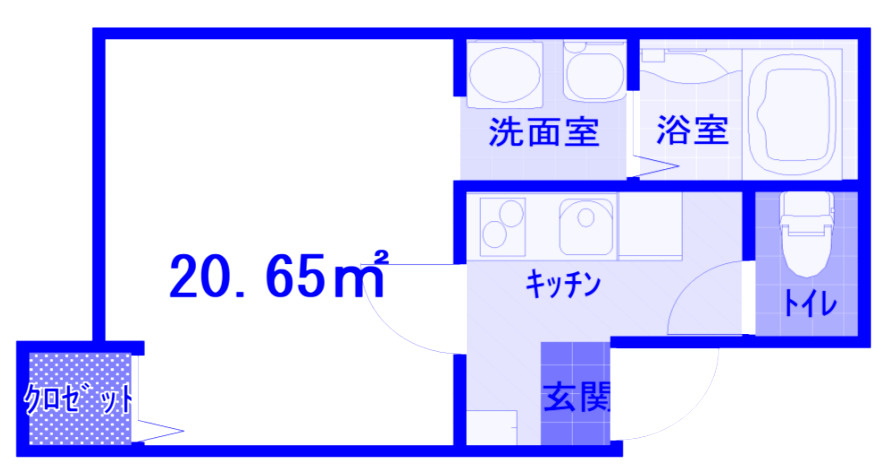 アンソレイユの間取り