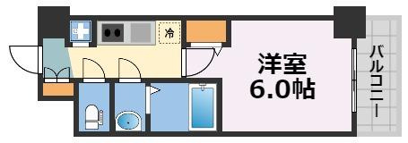大阪難波Noahの間取り