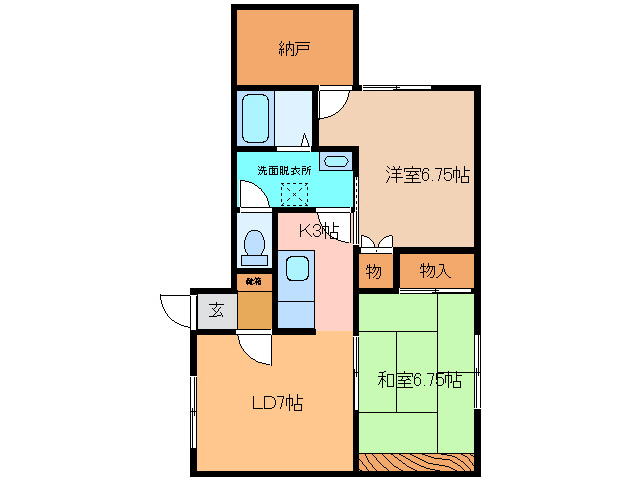 コスモハイツの間取り