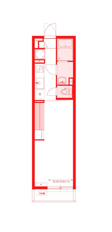 鎌倉市岡本２丁目の賃貸マンションの間取り