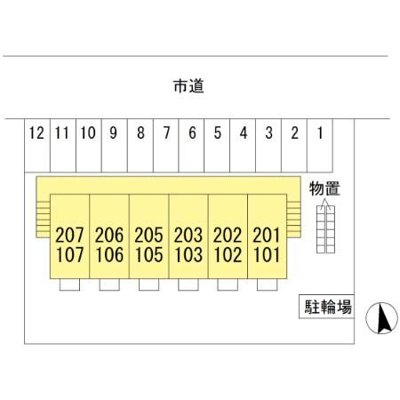 グランデールの区画図