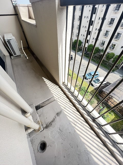 尼崎市御園２丁目の賃貸マンションのバルコニー