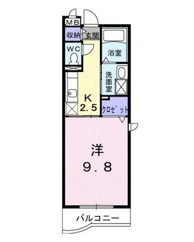 ランデュ－ル斉藤の間取り