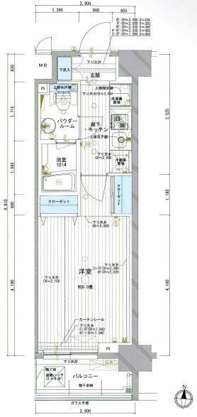 AXAS東京EASTの間取り