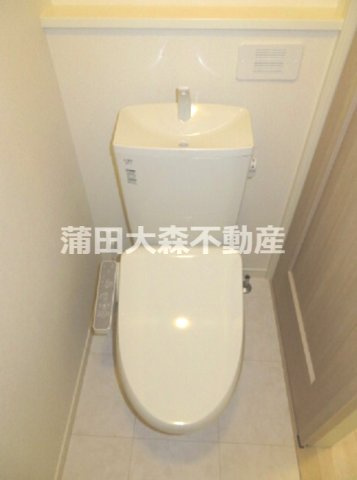 リエゾン池上のトイレ|温水洗浄便座付きのトイレ