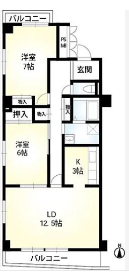 ポルックス三ノ輪の間取り
