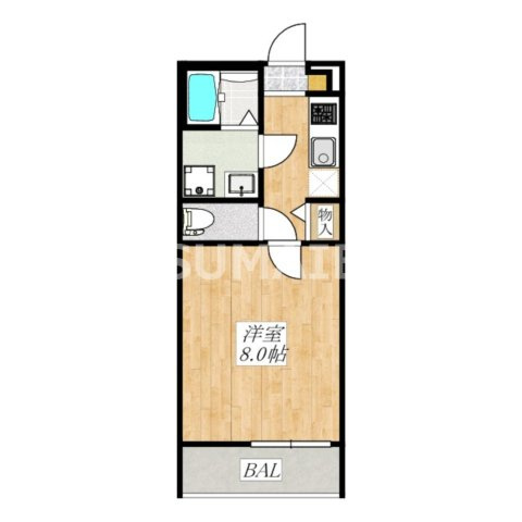 エルシーク大宮の間取り|間取りです。