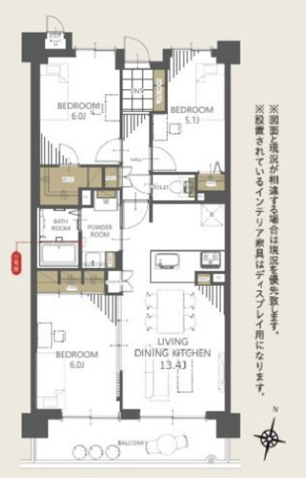 シティライフ春日小倉の間取り