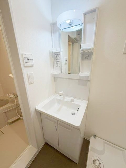 【洗面所】 | ジーメゾン川越稲荷町 | コンパクトで使いやすい洗面所