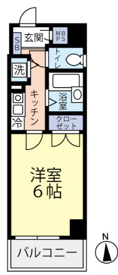 グランヴァン高田馬場の間取り
