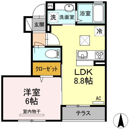Minette　Ⅰの間取り