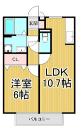 南塚口メディエートプラザイーストの間取り