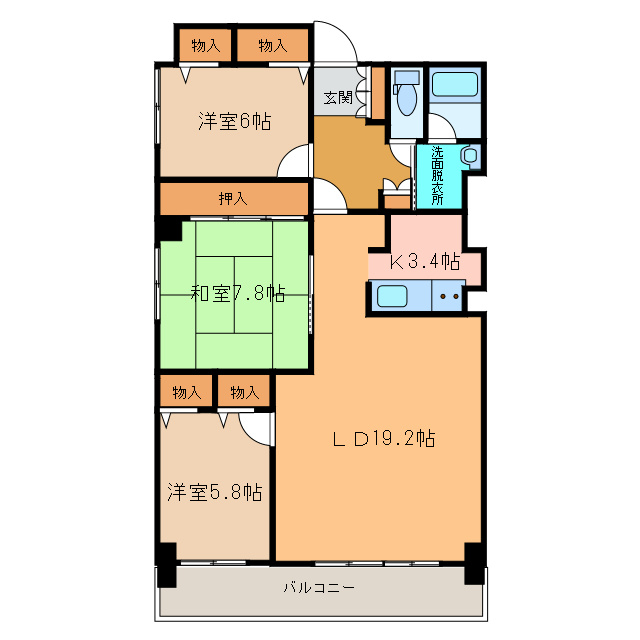 プレステートの間取り