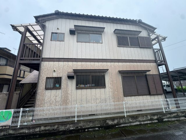 茨城県古河市　一棟アパートの外観