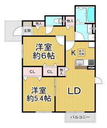 MAISON DE HIRO1の間取り