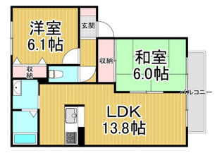 SOL.LEVANTE6の間取り