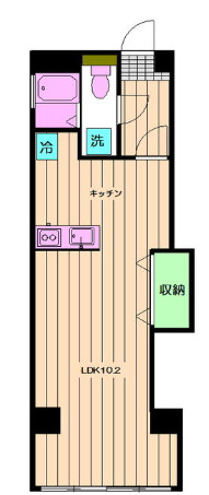 杉並区上井草３丁目の賃貸マンションの間取り