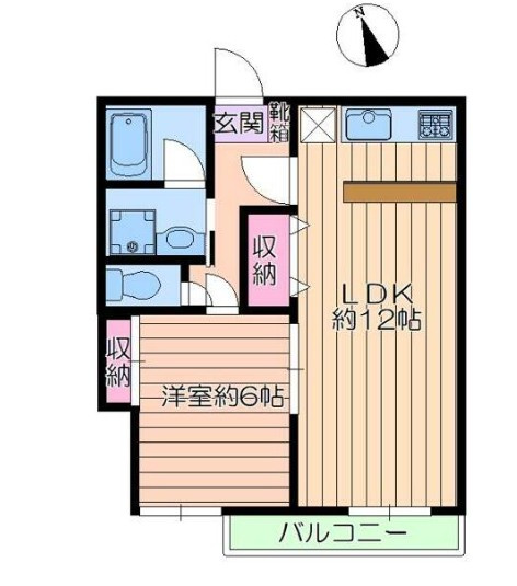 エレガンスBIN弐番館の間取り