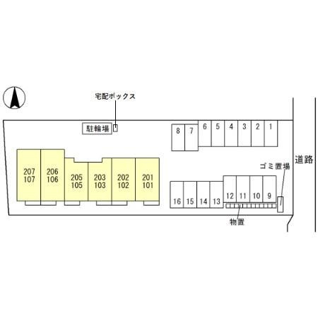 D-room ANNEX21の区画図