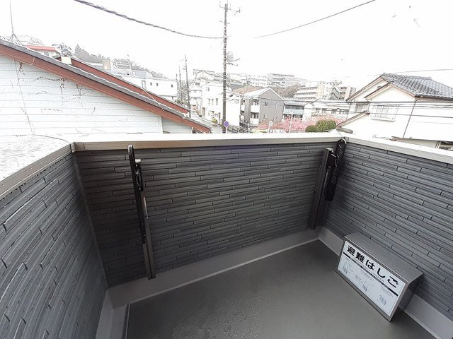 エリタージュ生田のバルコニー