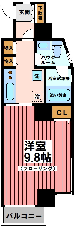 つつじヶ丘エクセルハイツⅣの間取り