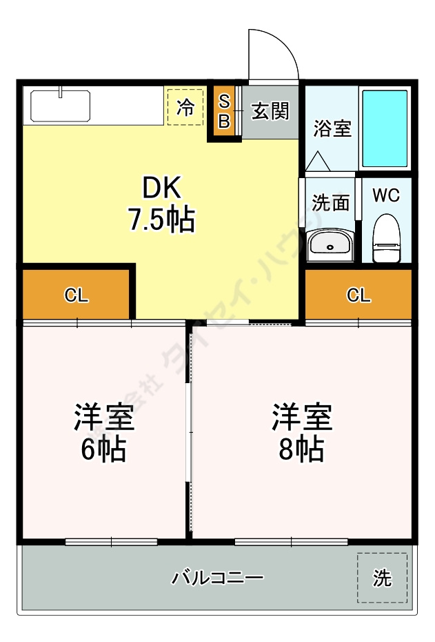 ラ・ヒルの間取り