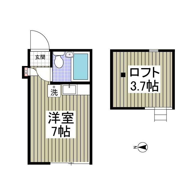 三ツ沢ホームズの間取り