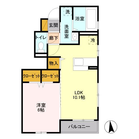 アメージング　エステートの間取り
