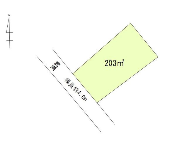 東松山市大字上唐子の区画図