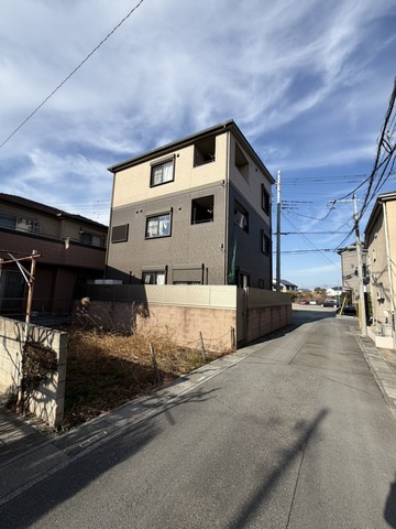 上尾市原市　売地の外観