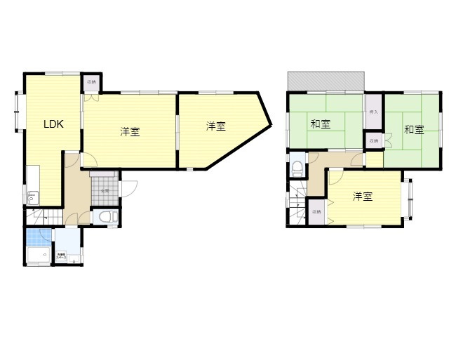 日高市高萩　中古の間取り