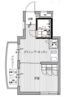 【間取り】 | サンリーノ経堂 | 間取りです。