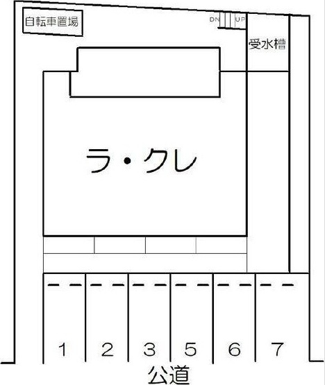 ラ・クレの区画図