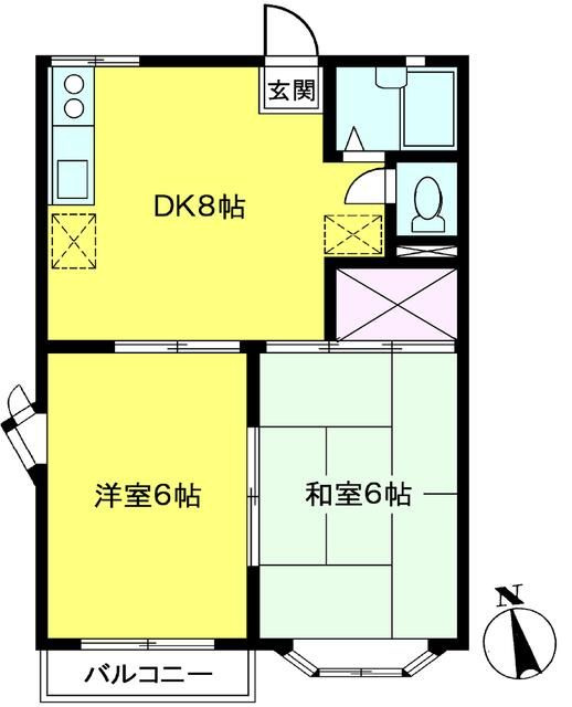 サンハイムの間取り
