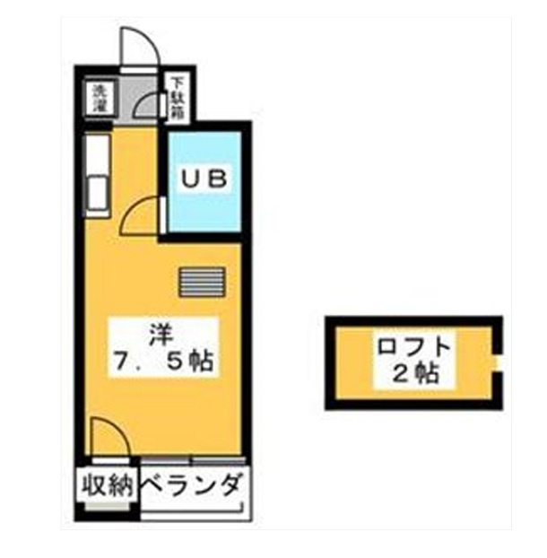 浦安市堀江４丁目の賃貸マンションの間取り