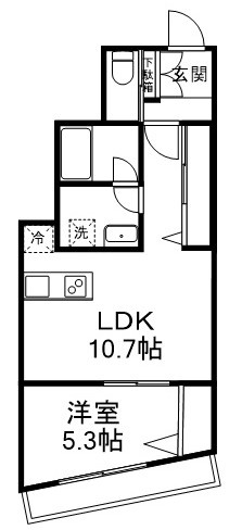 グランラシュレ薬園台の間取り